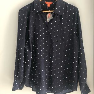 NWT Joe Fresh silk blouse